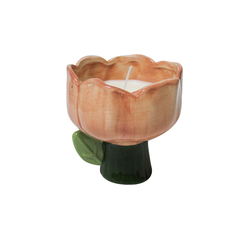 Tulipán aromaterápiás csésze gyertya